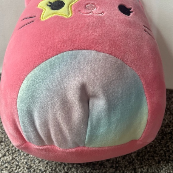 Sienna Squishmallow Caticorn 7-8” Cat Kitty Kitten Horn Pink Star Eye Plush Toy - Picture 7 of 7